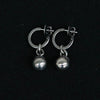 WERKSTATT MUNCHEN 925 Silver Pearl Series Ring/Earrings/Necklace Germany WM-M4504-0 Earrings (M1711)